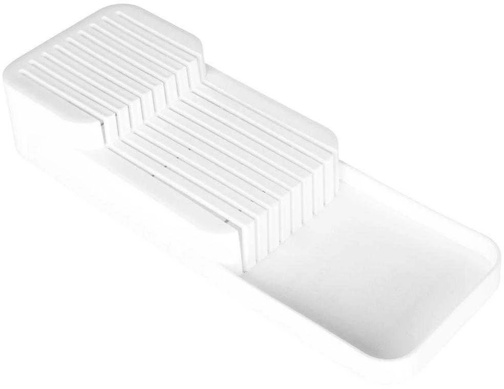 Vilde Peilių ir stalo įrankių dėklas baltas 39x14,5x7,5 cm