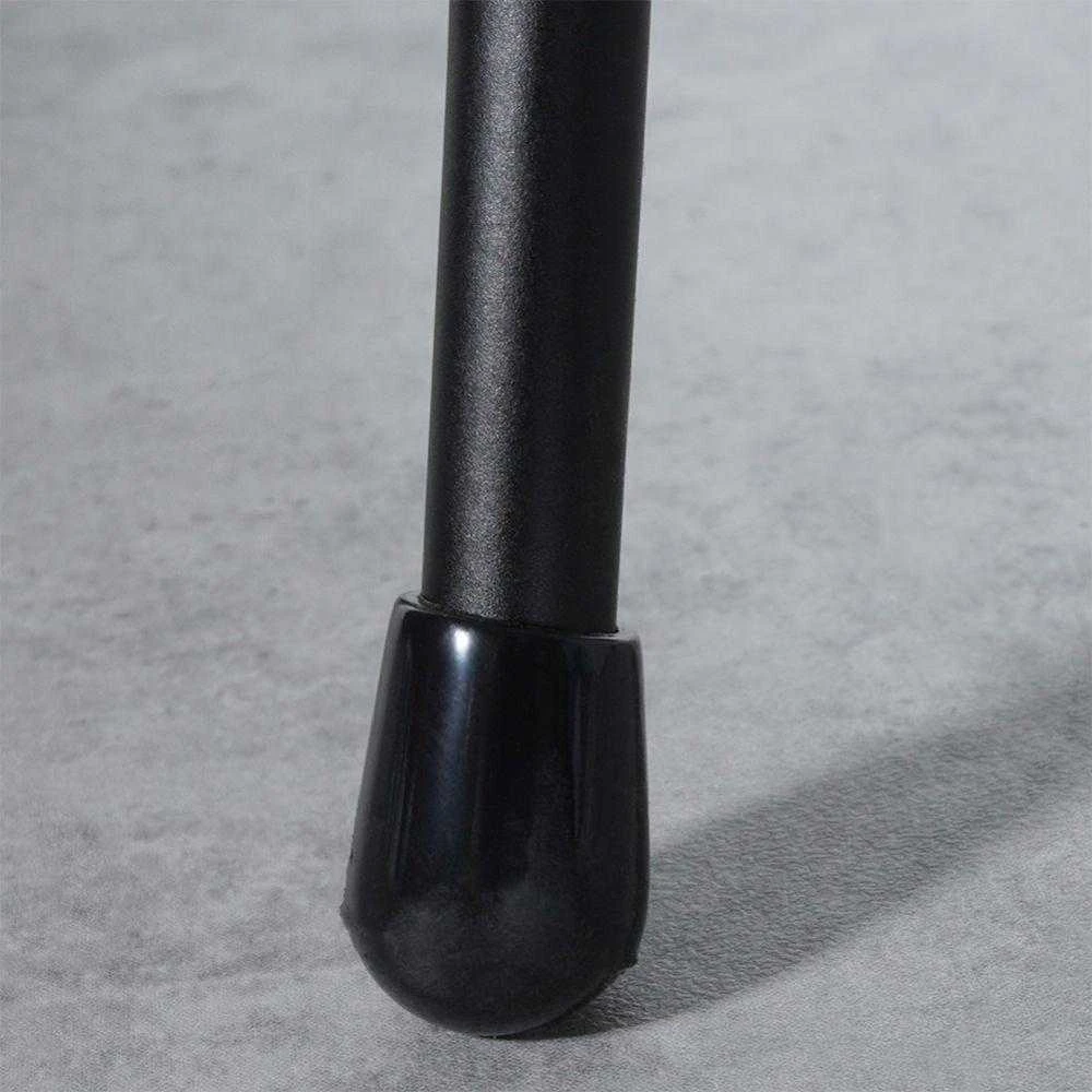 Vilde stiklainio stovas su metaliniu čiaupu, juodas, 20 cm