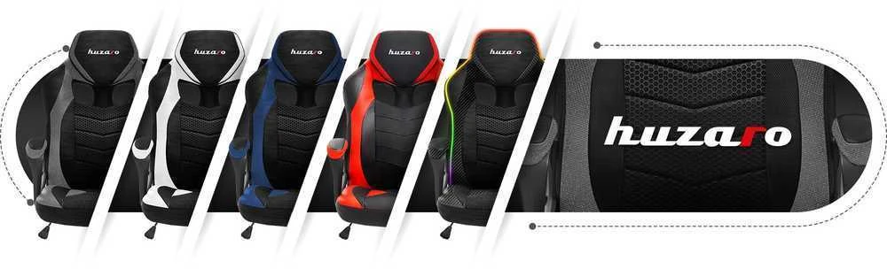 Žaidimų kėdė Huzaro Force 2.5 Mesh, Pilkos spalvos
