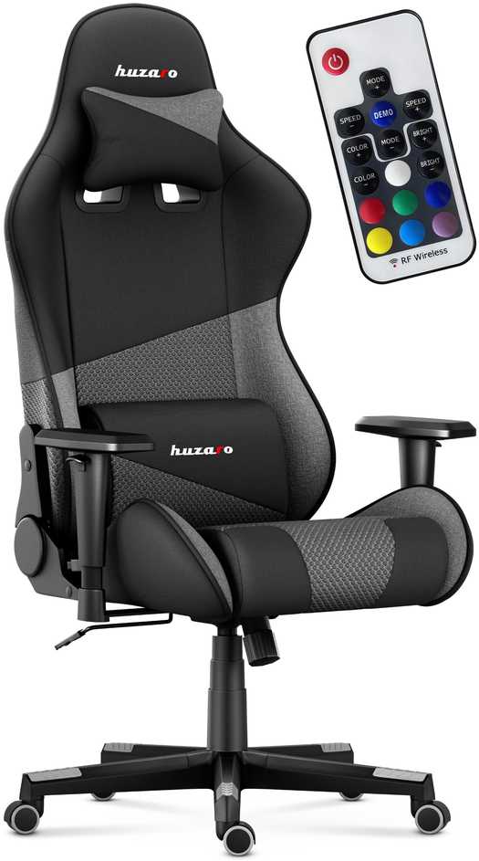 HUZARO FORCE 6.2 Pilkas Mesh Gaming Armfair