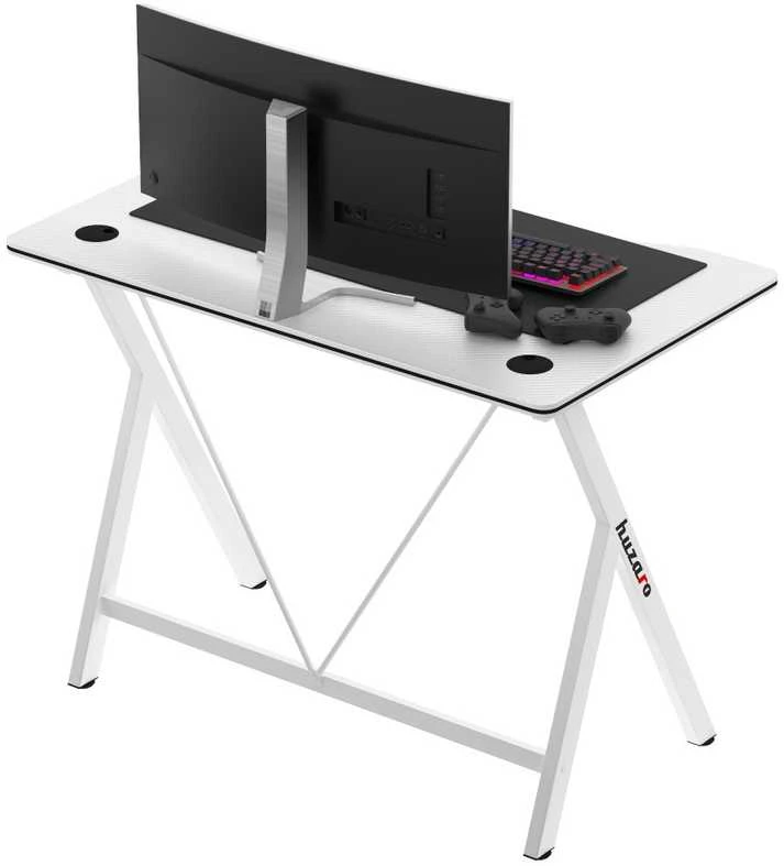 "Huzaro Hero 1.4 Baltas Gaming Desk" žaidimų stalas