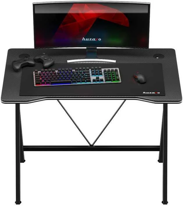Žaidimų stalas Huzaro Hero 1.4, Juodas
