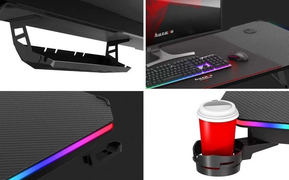 Huzaro Hero 3.3 RGB žaidimų stalas