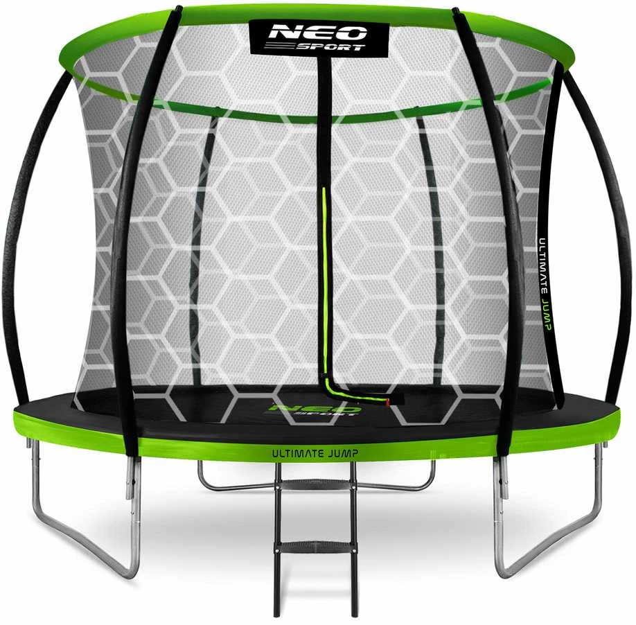 10 pėdų / 312 cm profiliuotas sodo batutas su Neo-Sport vidiniu tinkleliu