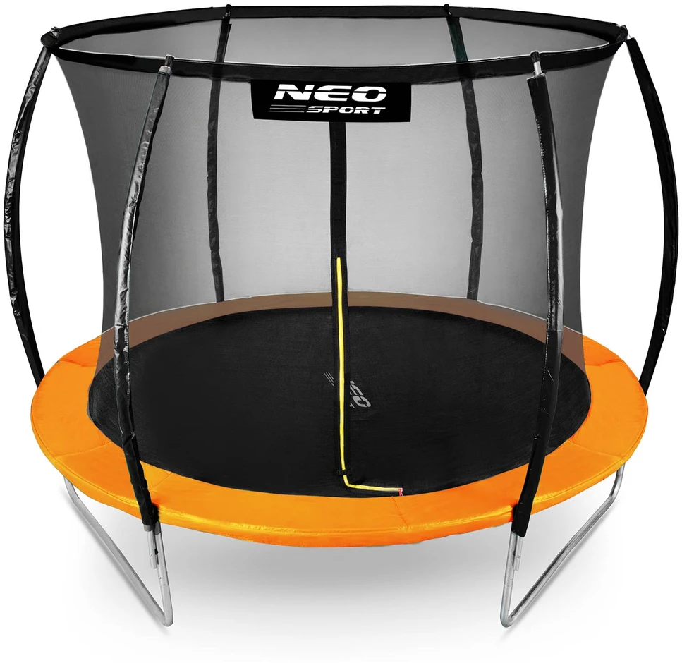 10 pėdų / 312 cm profiliuotas sodo batutas su Neo-Sport vidiniu tinkleliu
