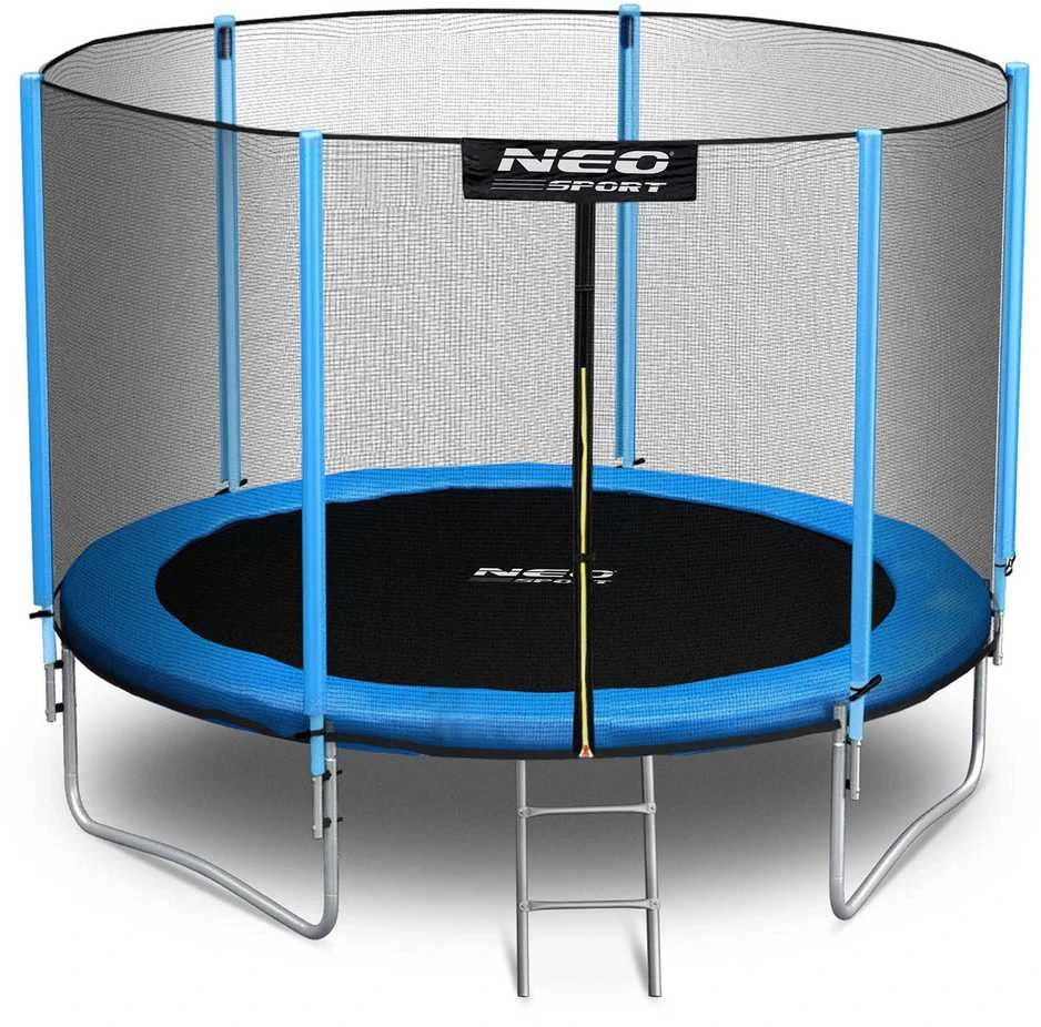 10 pėdų / 312 cm sodo batutas su lauko tinkleliu ir Neo-Sport kopėčiomis