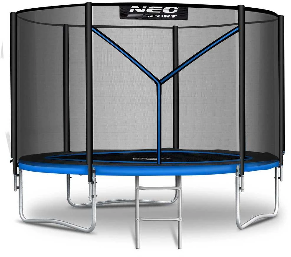 10 pėdų / 312 cm sodo batutas su lauko tinklu ir kopėčiomis „Neo-Sport“