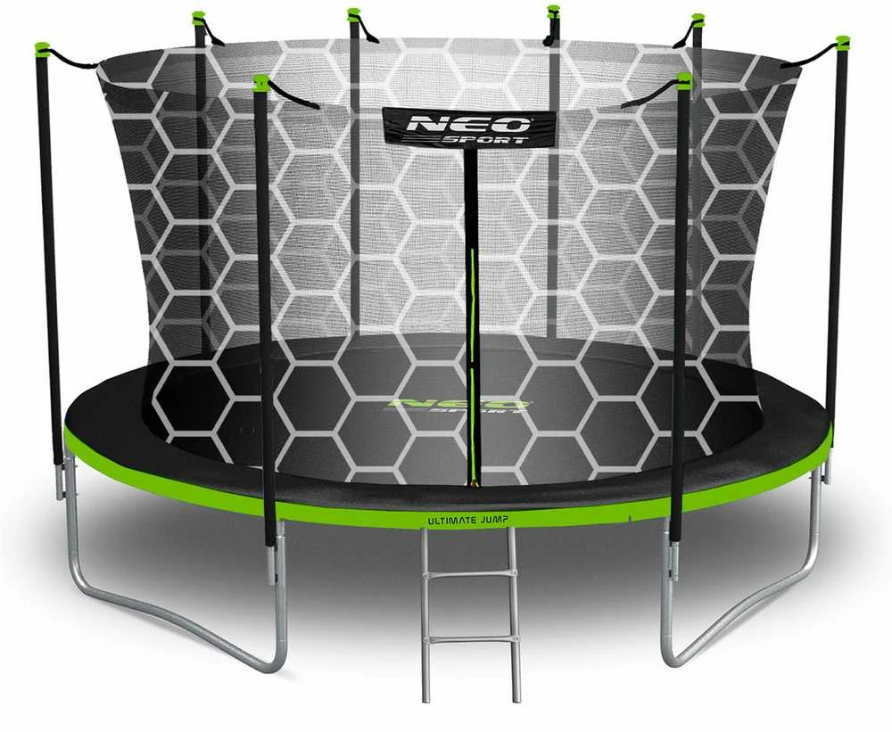 Neo-Sport batutas 465 cm su apsauginiu tinklu