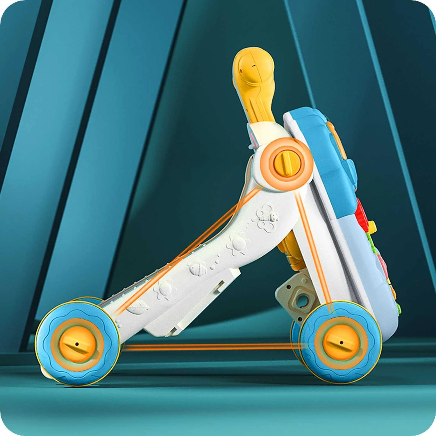 Ricokids 4 viename edukacinis stalas žalias 781500