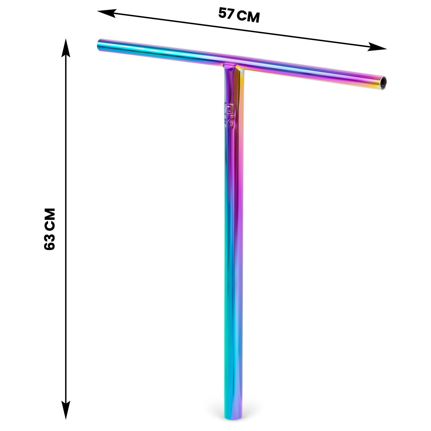 buvo T formos „Soke“ vairas „Neochrome“ 63 cm triukų paspirtukui