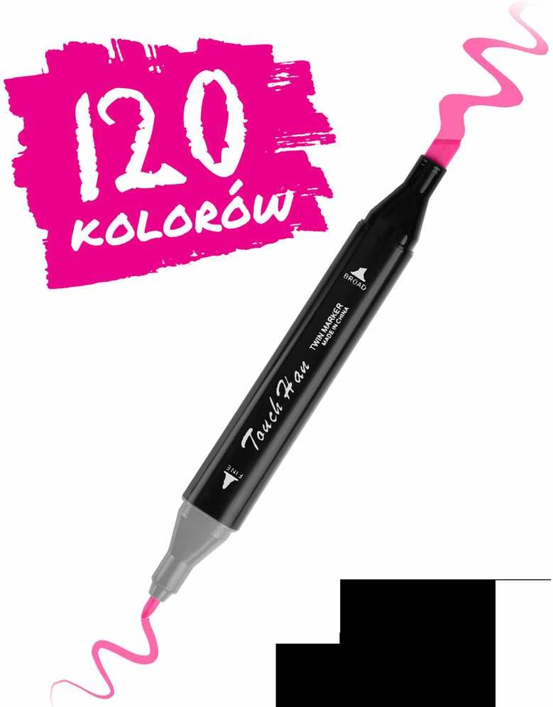 Nukido NK-913 alkoholio žymekliai su krepšiu, 120 vnt