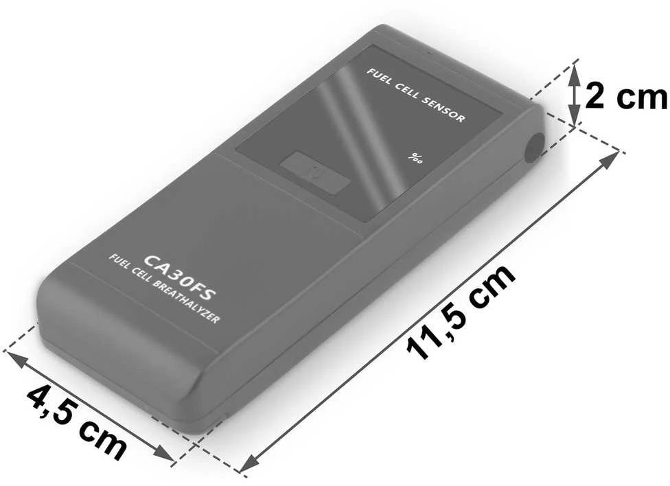 CA 30FS elektrocheminis alkotesteris + kandikliai