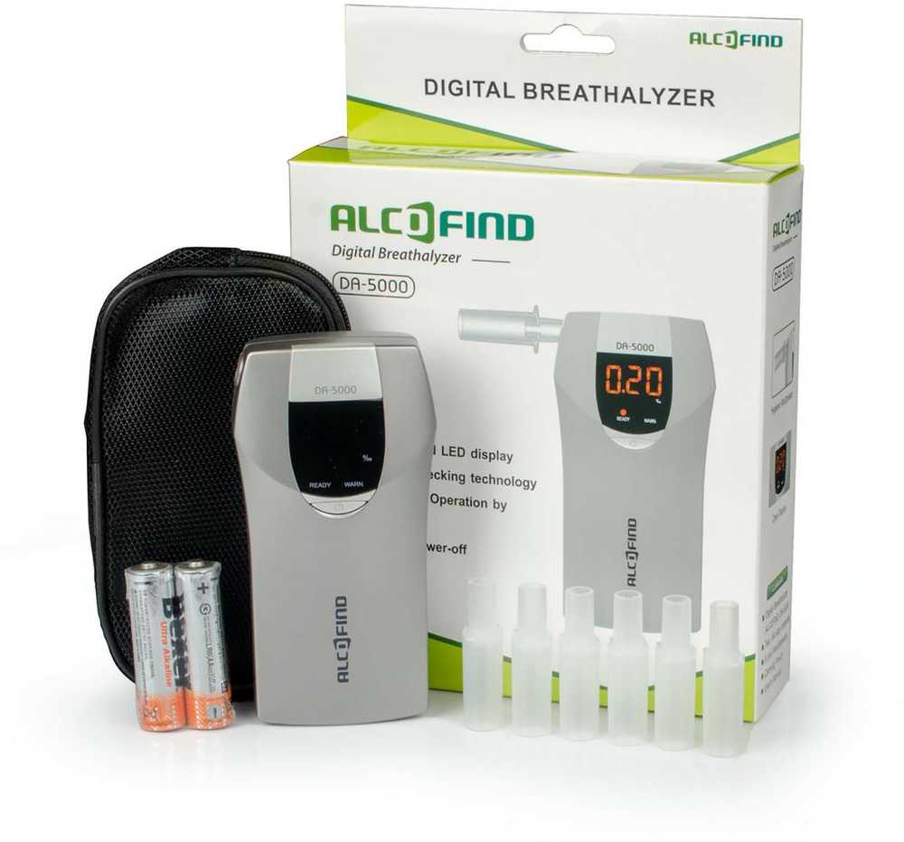 Alcofind DA 5000 puslaidininkinis alkotesteris