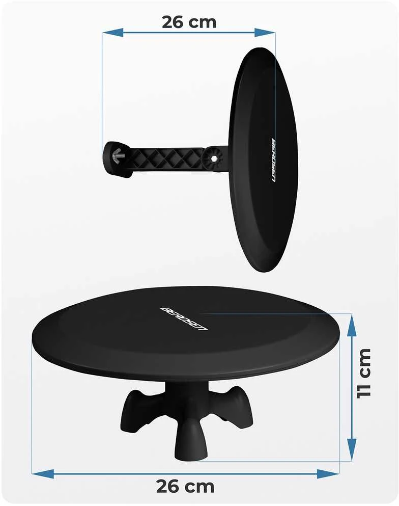 Berdsen BD-955 juoda ultra HD 4K vidaus ir lauko TV antena