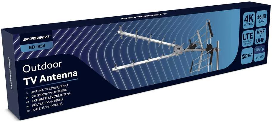 Global Berdsen BD-954 kryptinė lauko televizijos antena ultra HD 4K