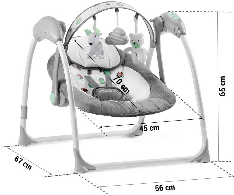 „Ricokids 7321“ automatinė supamoji kėdė su muzika
