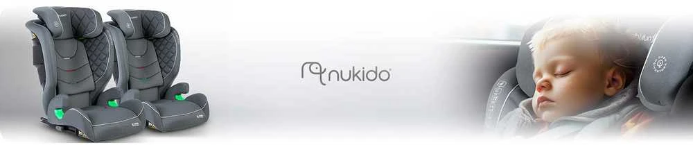 Automobilinė kėdutė Nukido Louis pilka 15-36 kg ISOFIX