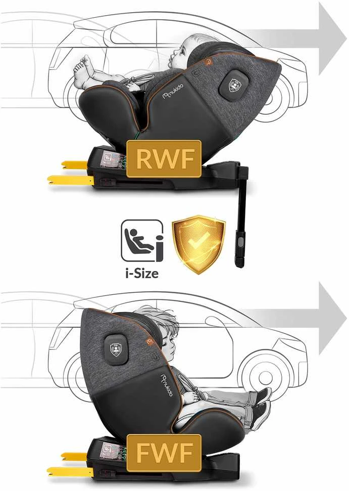 Mimoka Nukido Prestige Line autokėdutė juoda/pilka 0-36kg ISOFIX