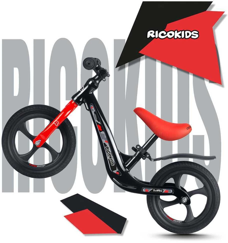 Ricokids FUNNU vaikiškas balansinis dviratukas