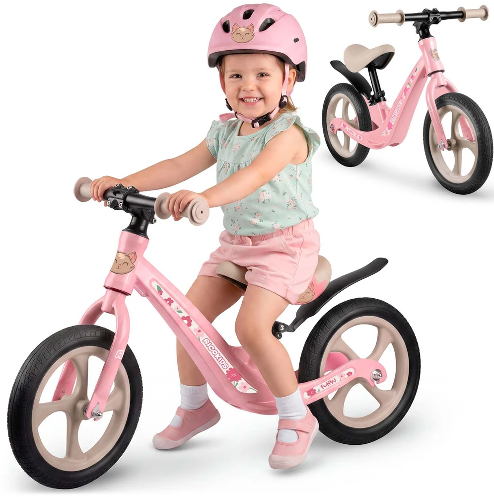 Ricokids FUNNU vaikiškas balansinis dviratukas