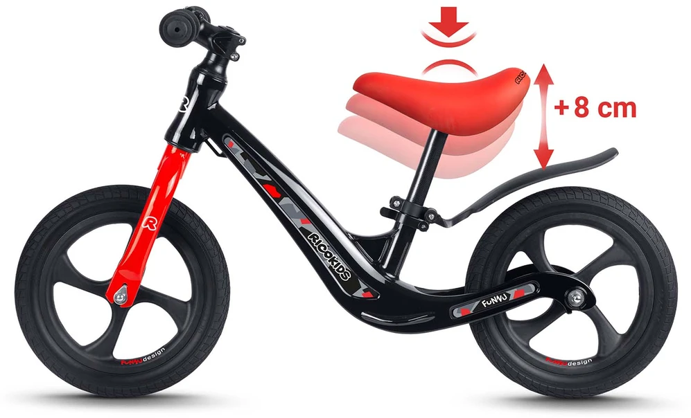 Ricokids FUNNU vaikiškas balansinis dviratukas