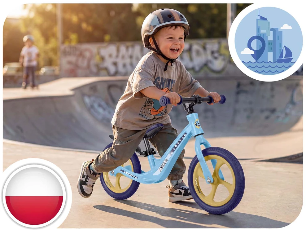 Ricokids FUNNU vaikiškas balansinis dviratukas