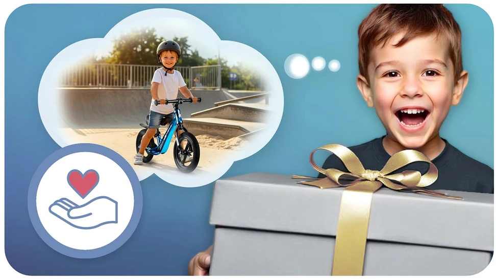 Balansinis dviratis vaikams Ricokids FUNNU