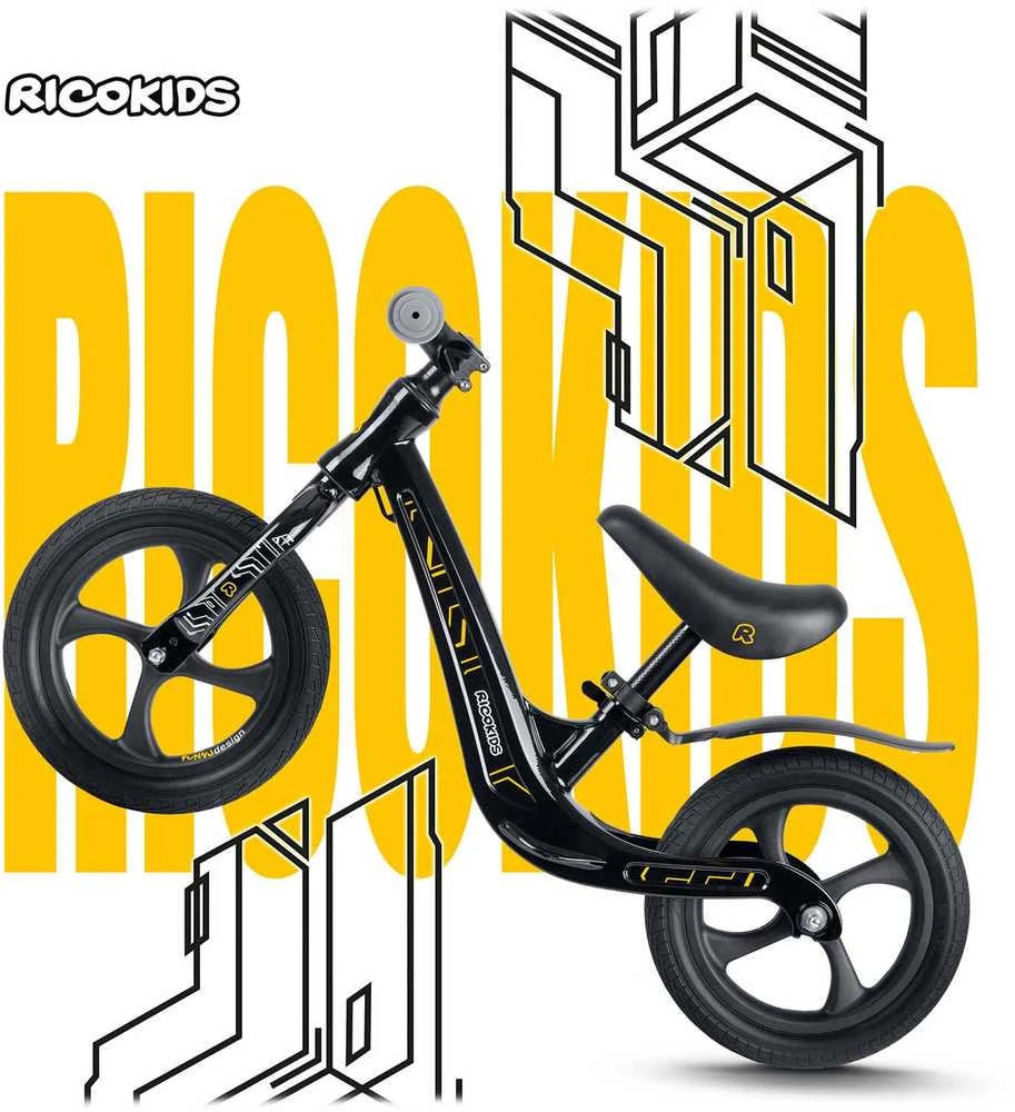 Ricokids FUNNU vaikiškas balansinis dviratukas