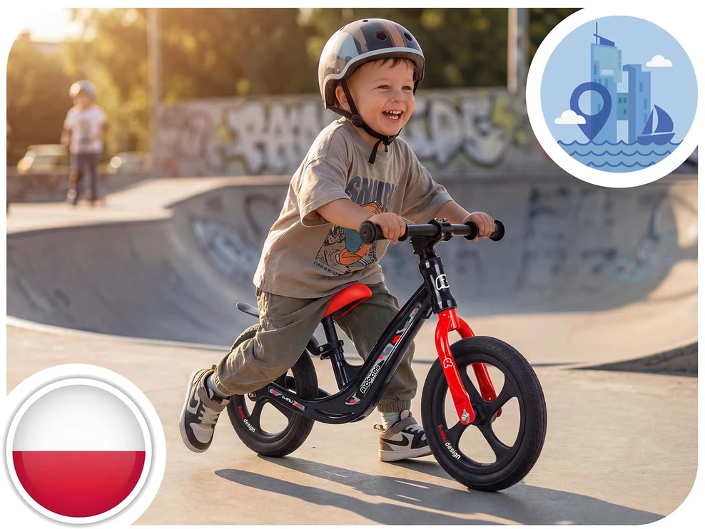 Ricokids FUNNU vaikiškas balansinis dviratukas