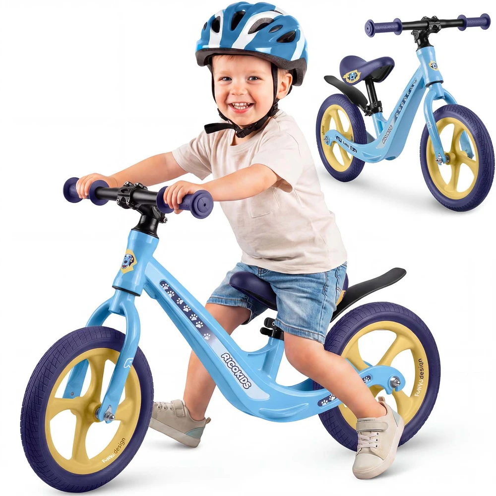 Ricokids FUNNU vaikiškas balansinis dviratukas