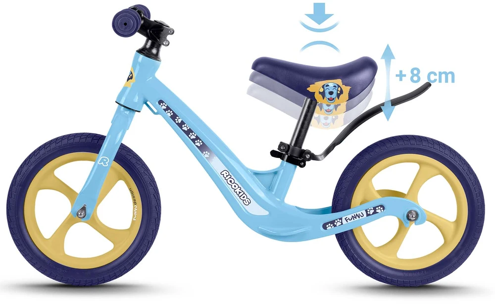 Ricokids FUNNU vaikiškas balansinis dviratukas