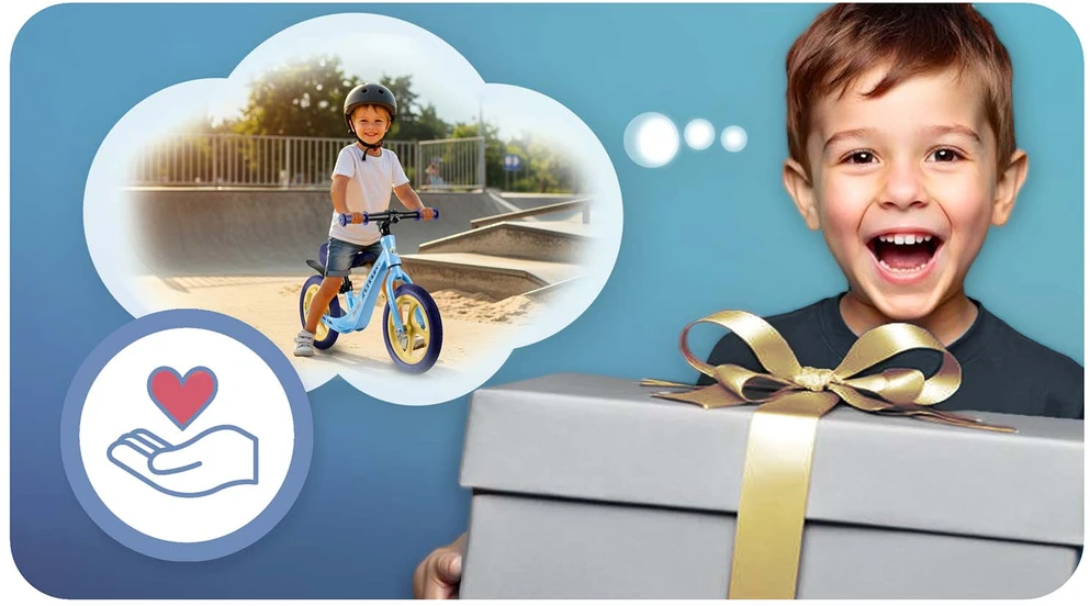 Ricokids FUNNU vaikiškas balansinis dviratukas
