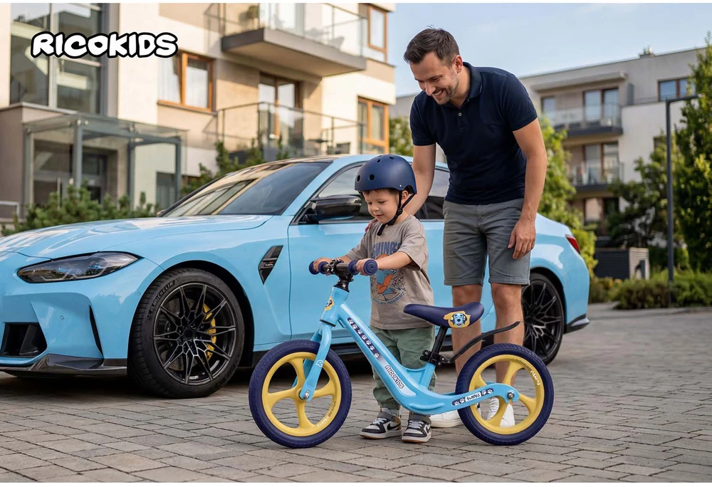 Ricokids FUNNU vaikiškas balansinis dviratukas