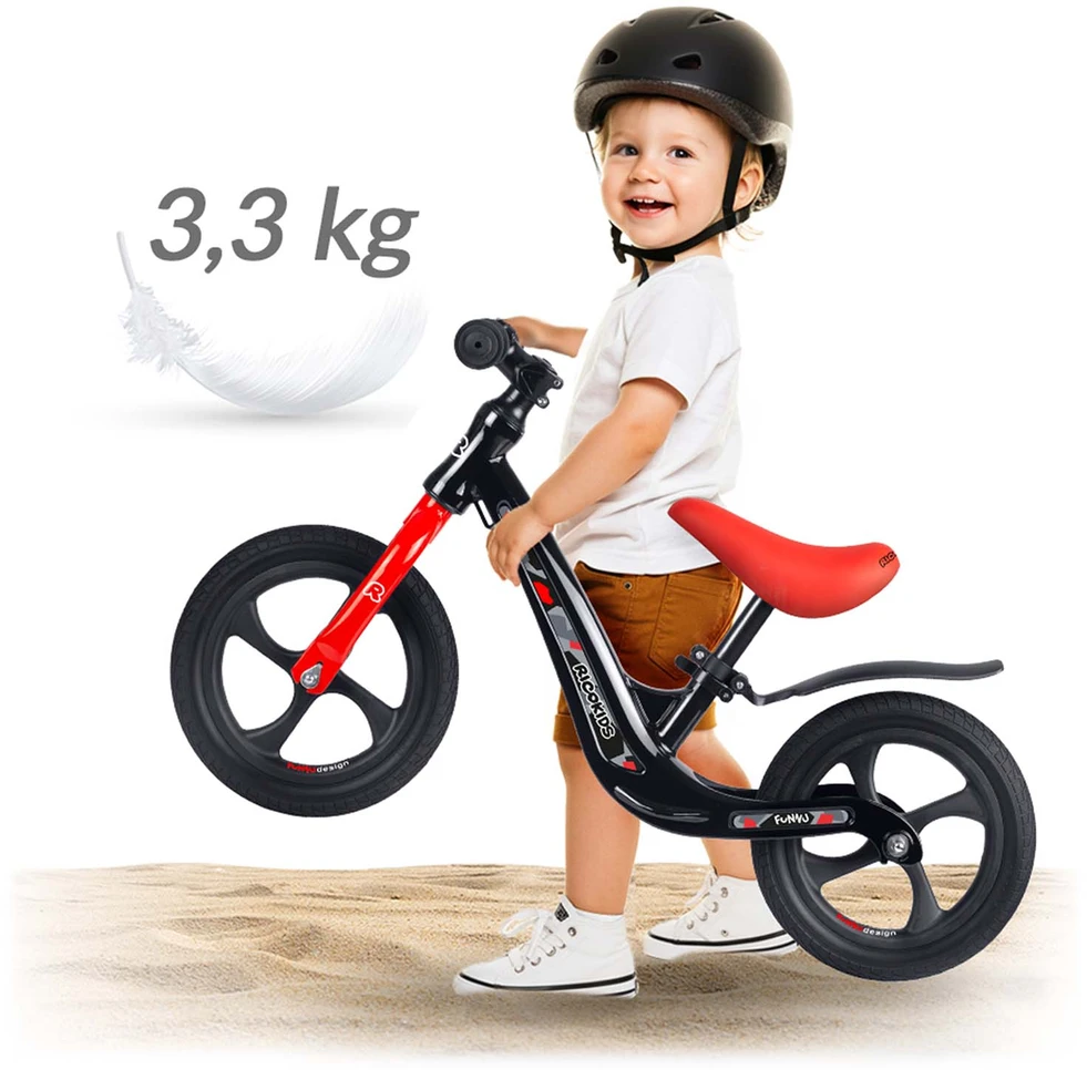 Ricokids FUNNU vaikiškas balansinis dviratukas