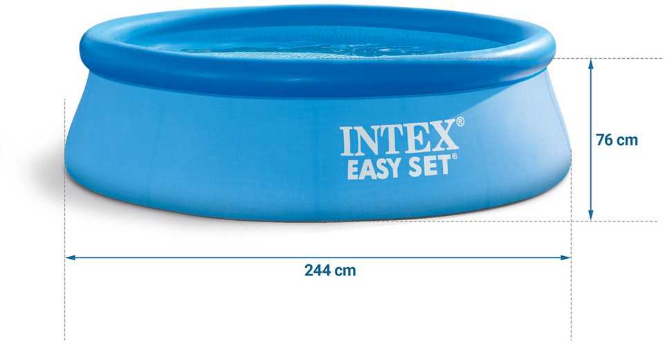 Sodo išplėtimo baseinas 244 x 76 cm INTEX 28110