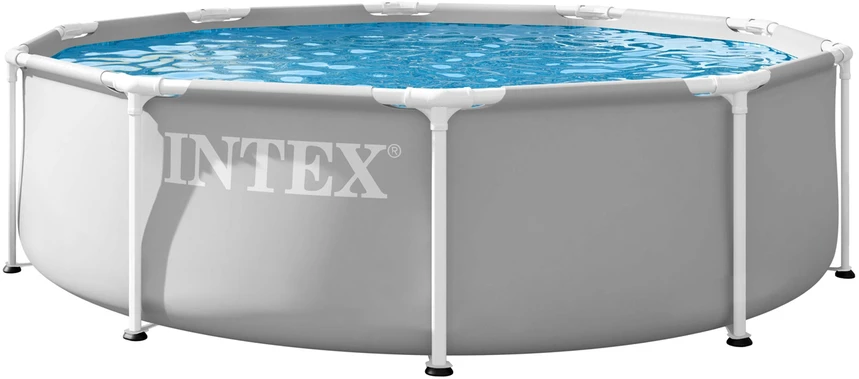 Sodo karkasinis apvalus baseinas 305×76 cm su siurbliu, INTEX 26702ND