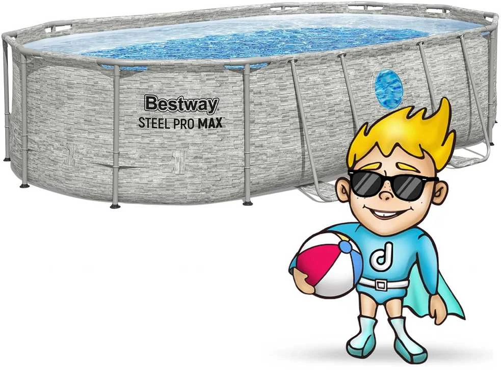 Baseinas Bestway Power Steel Swim Vista 56946