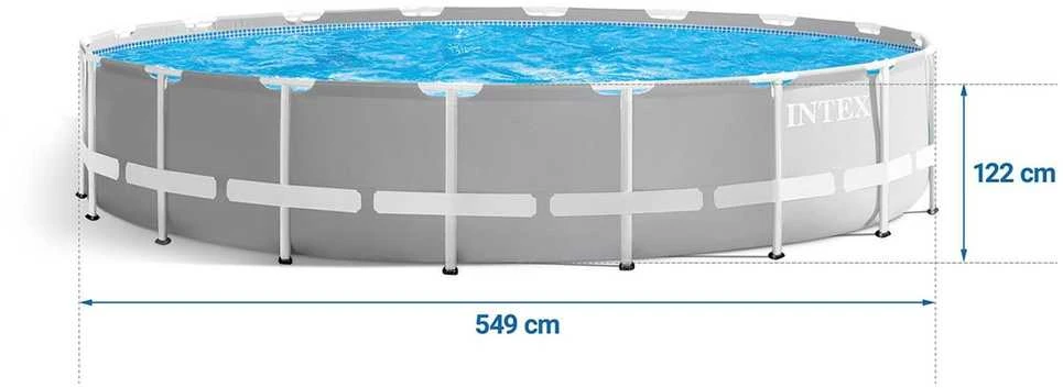 INTEX karkasinis baseinas PRISM FRAME POOL 26732NP 549x122cm