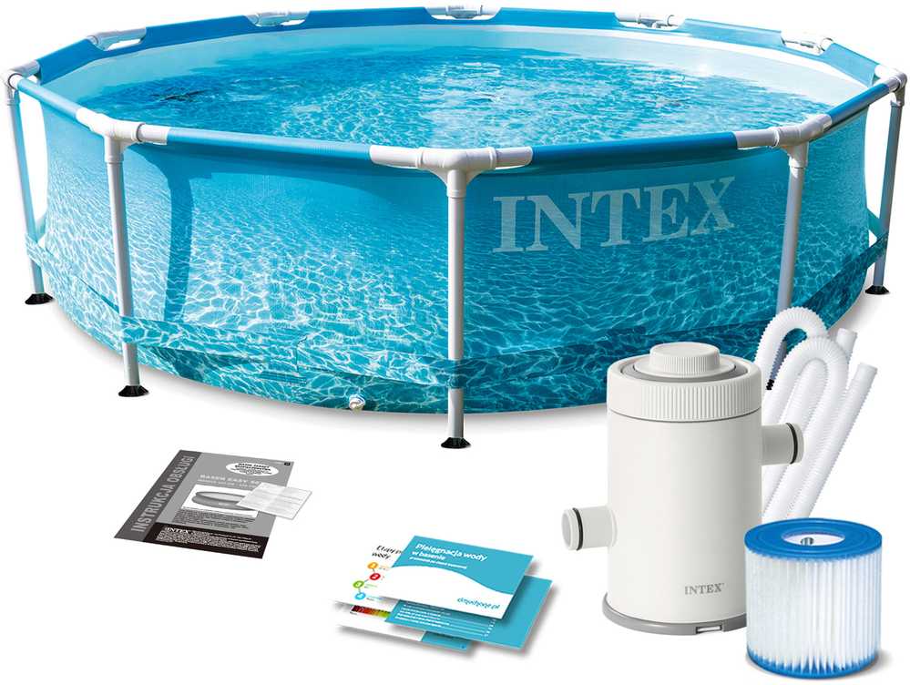 INTEX 28208 baseinas su rėmu 305x76 cm 10in1