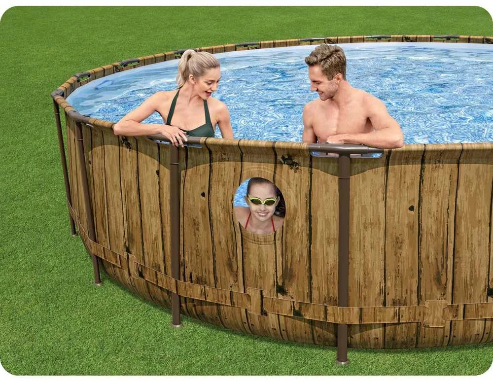 Bestway Stovas baseinui 488 cm x 122 cm, Power Steel Swim VISTA serijos BES