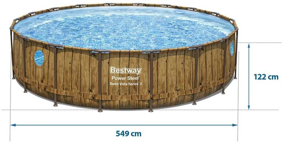 Karkasinis baseinas 549x122 Bestway 56977