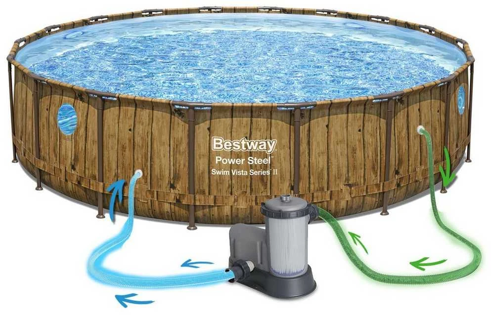 Karkasinis baseinas 549x122 Bestway 56977
