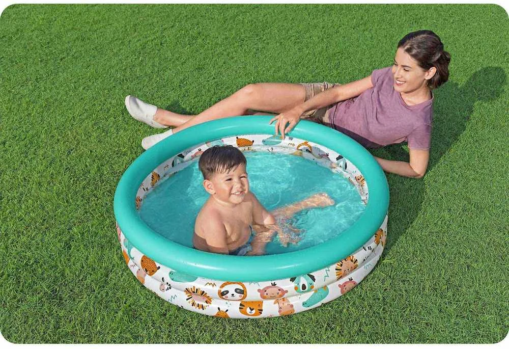 Bestway pripučiamas baseinas Žuvytės 102x25cm (51008)