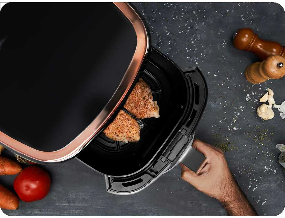 Berdsen Bealiejė oro gruzdintuvė Air Fryer BD-652 juodos ir aukso spalvų