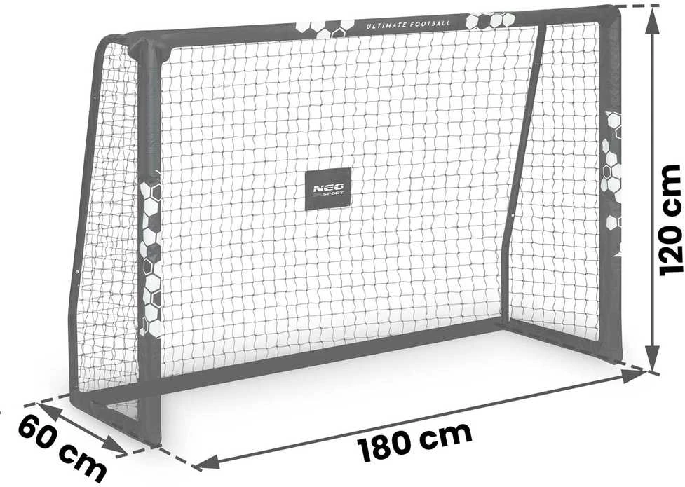 Neo-Sport Futbolo vartai NS-462, 180 x 120 x 60 cm
