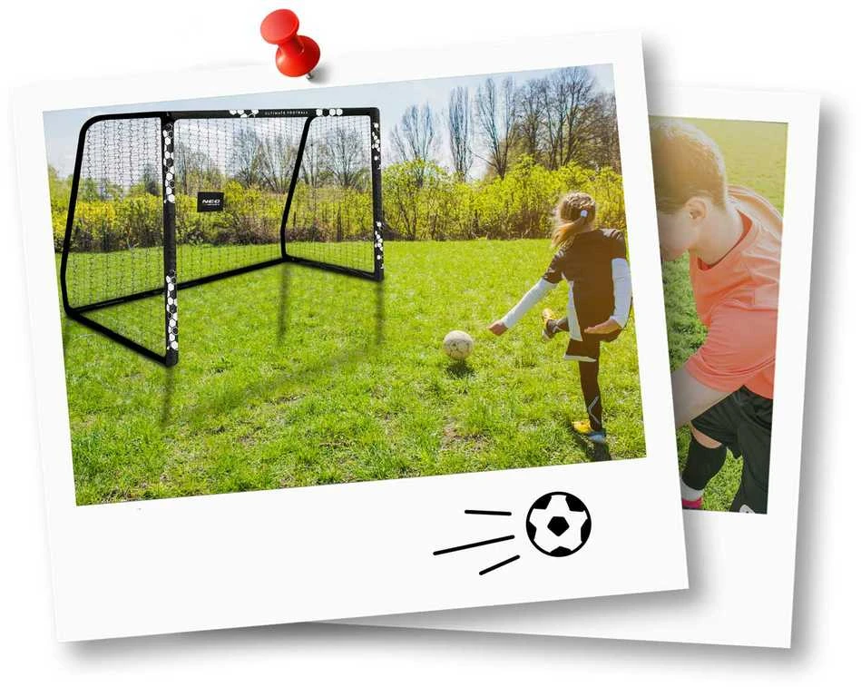 Neo-Sport Futbolo vartai 300 x 200 x 120 cm NS-472 Hexagon