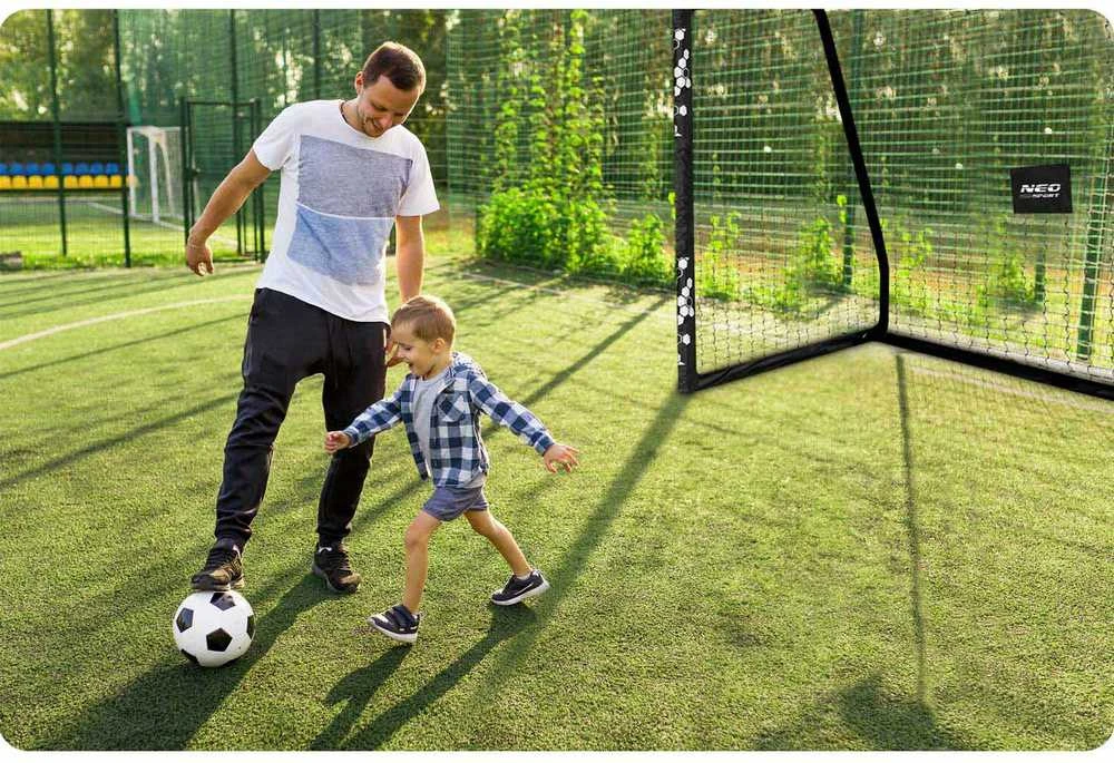 Neo-Sport Futbolo vartai 300 x 200 x 120 cm NS-472 Hexagon