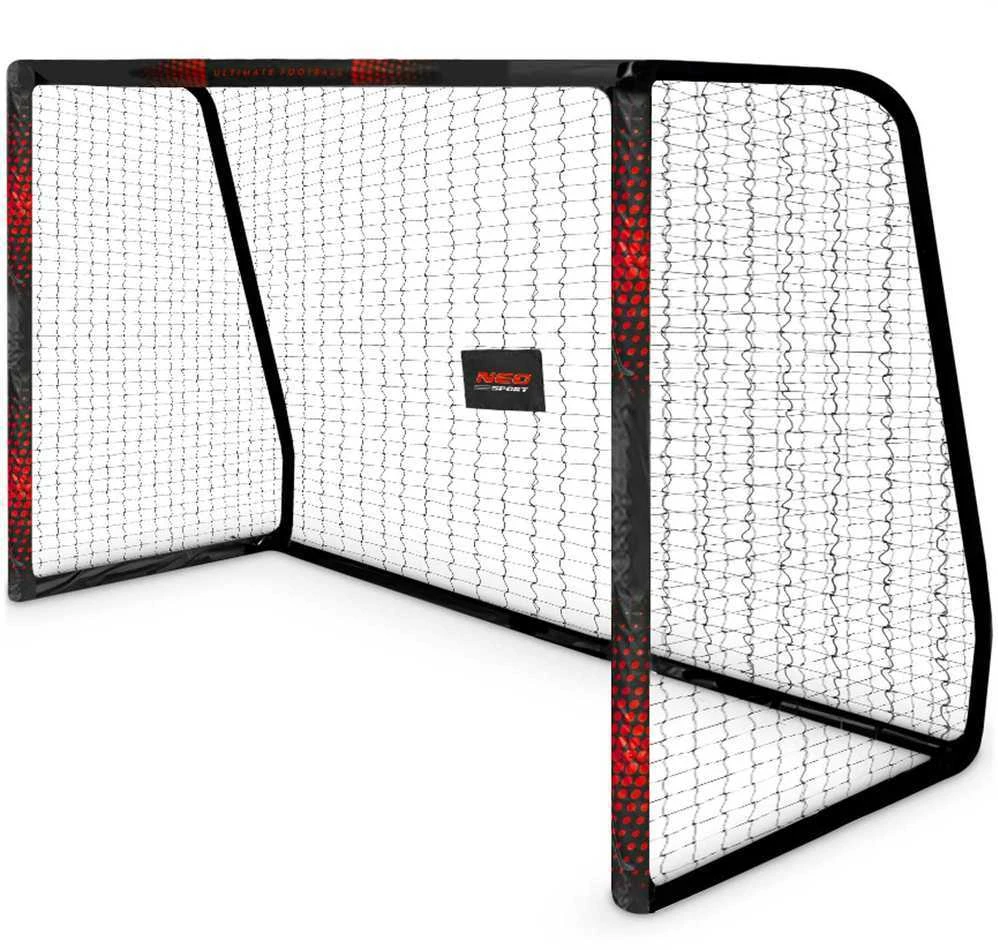 Neo-Sport Futbolo vartai 300 x 200 x 120 cm NS-473 juoda-raudona
