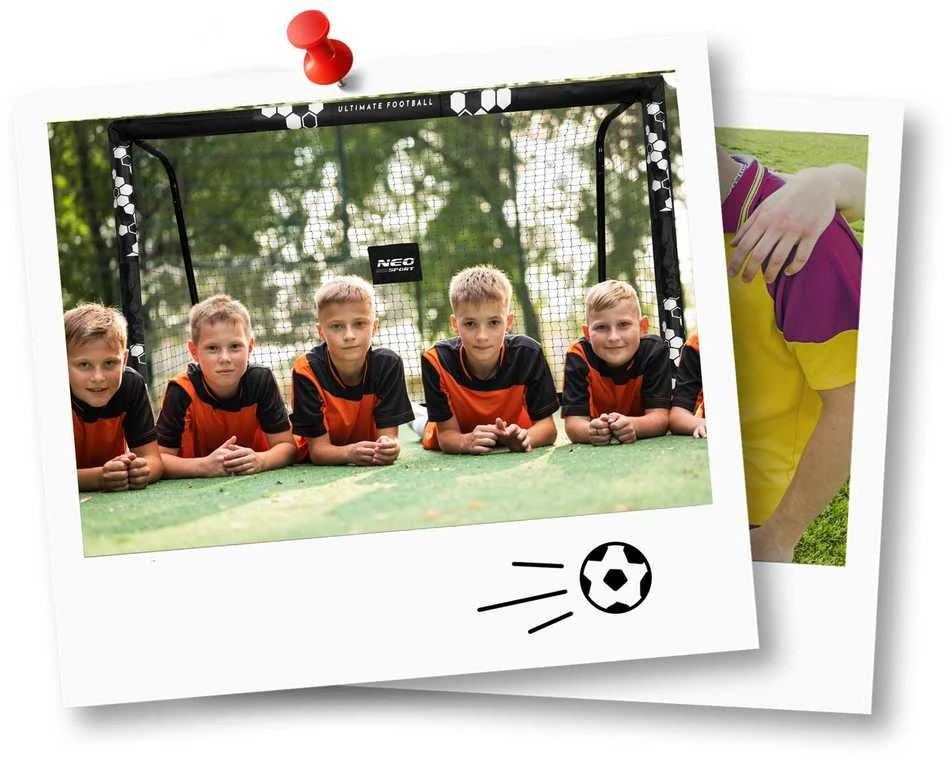 Neo-Sport Futbolo vartai 300 x 200 x 120 cm NS-472 Hexagon