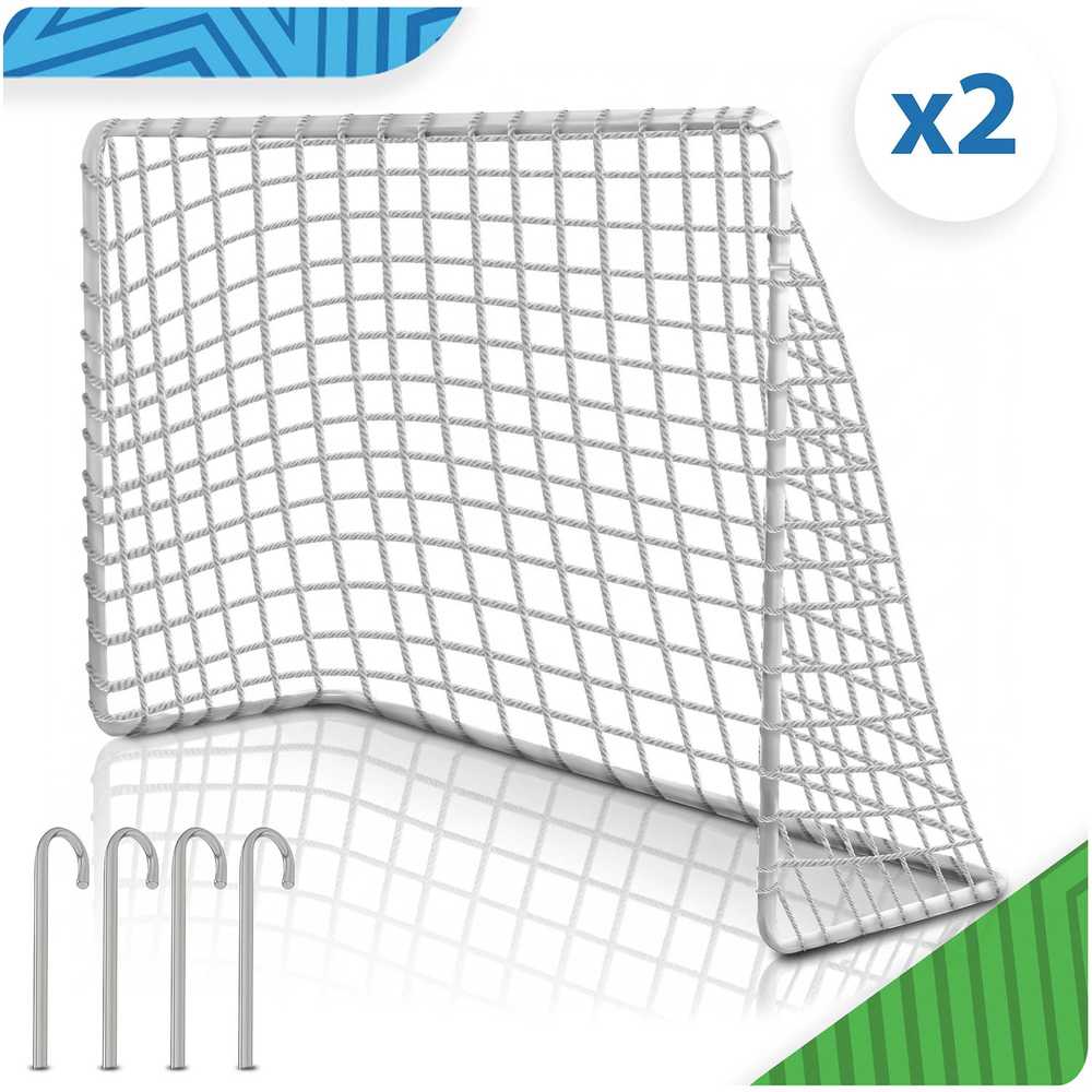 Neo-Sport Nešiojama futbolo vartų treniruočių sistema, 2 vnt., 183 x 122 x 61 cm, NS-485